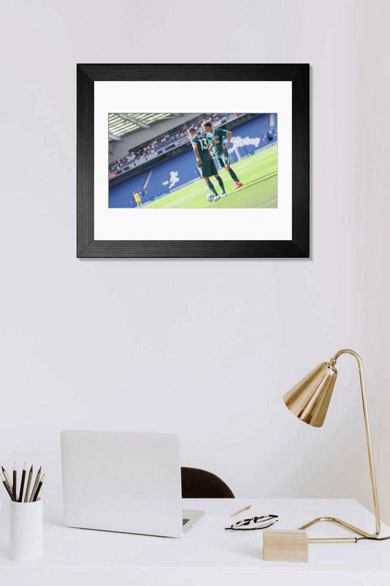 Shown hanging in a room: Modern 14"x12" (36x31cm)