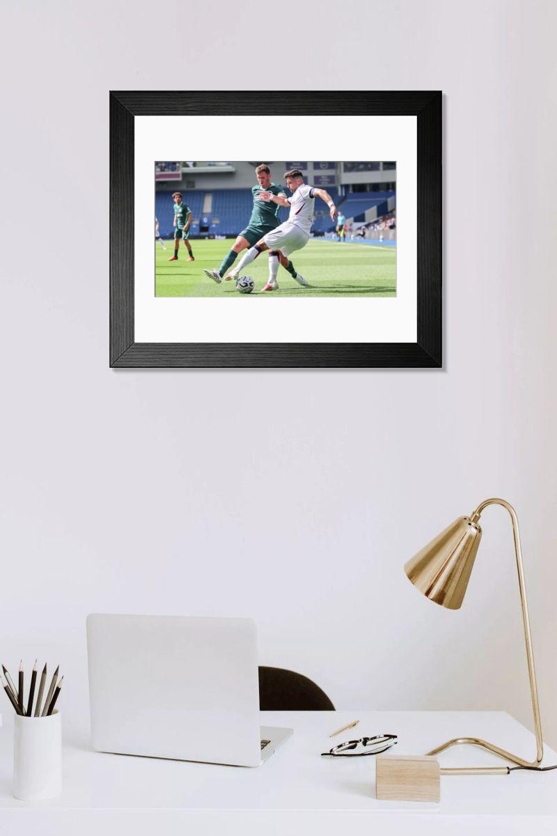 Shown hanging in a room: Modern 14"x12" (36x31cm)