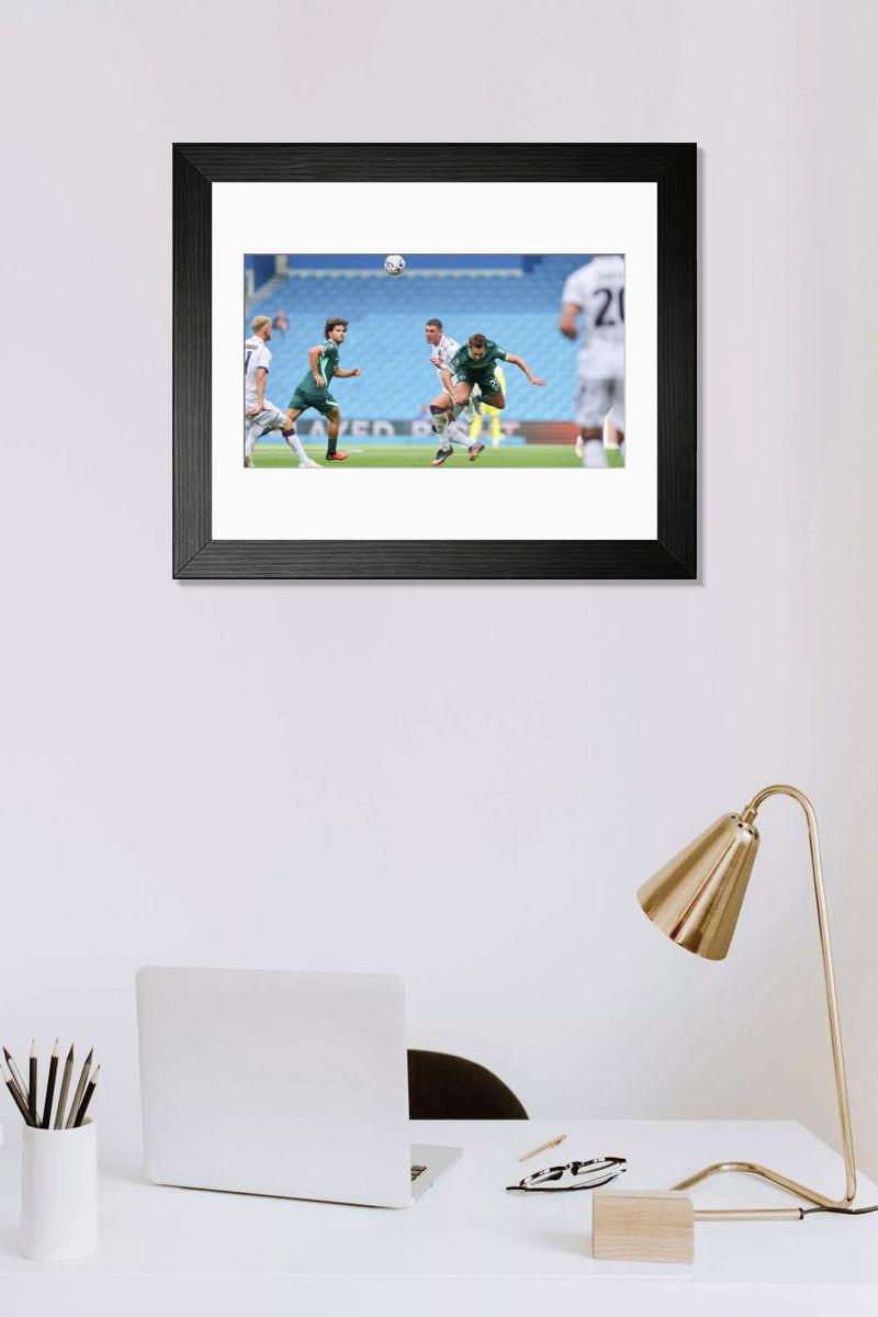 Shown hanging in a room: Modern 14"x12" (36x31cm)