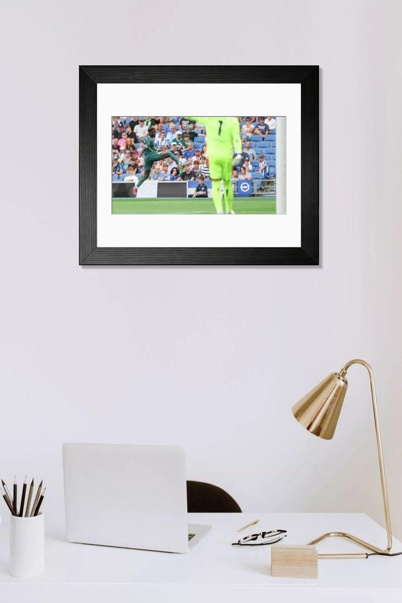Shown hanging in a room: Modern 14"x12" (36x31cm)