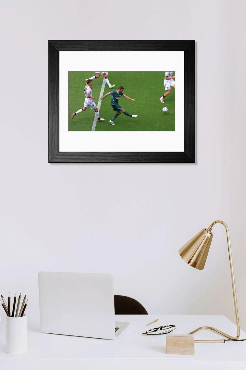 Shown hanging in a room: Modern 14"x12" (36x31cm)