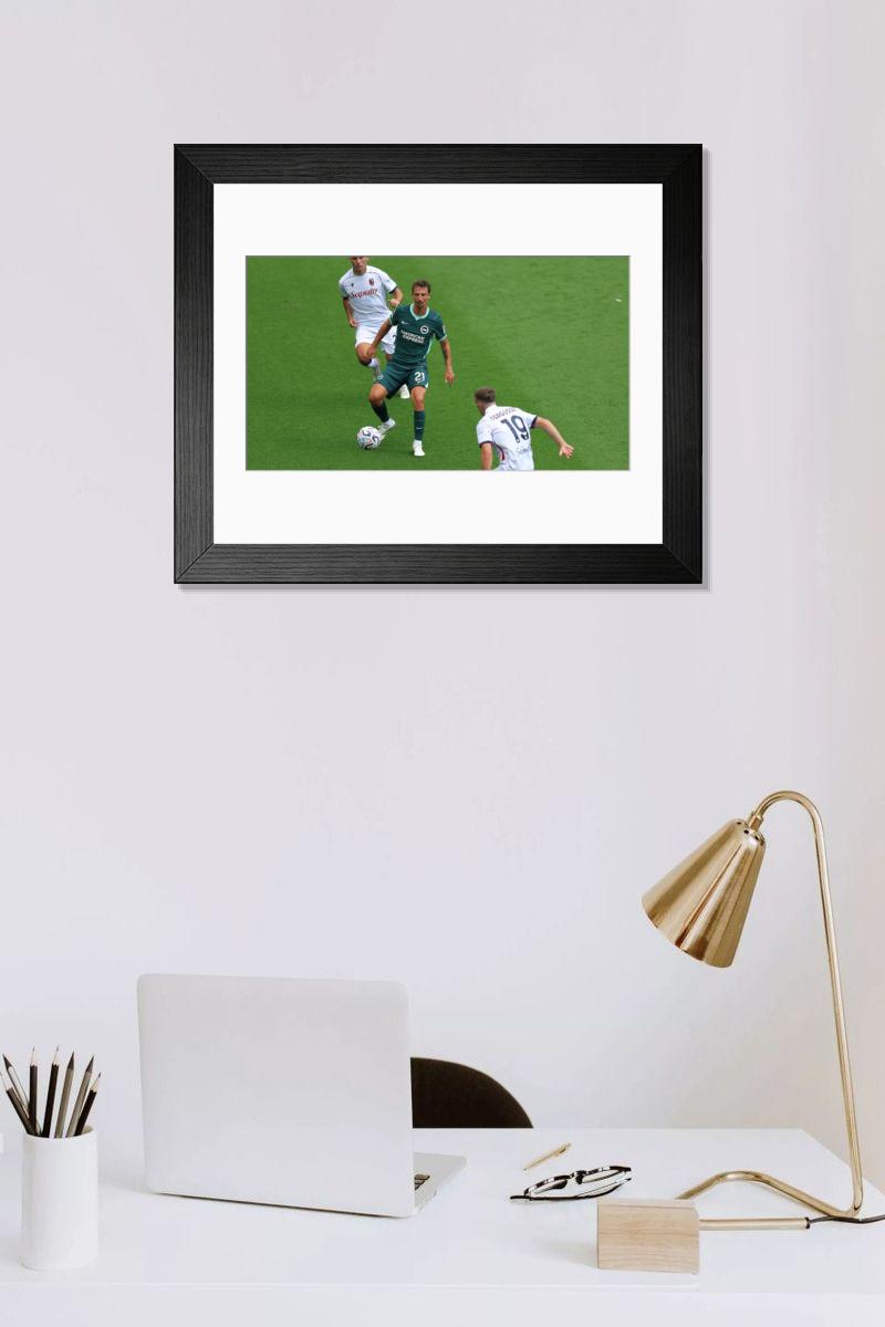 Shown hanging in a room: Modern 14"x12" (36x31cm)