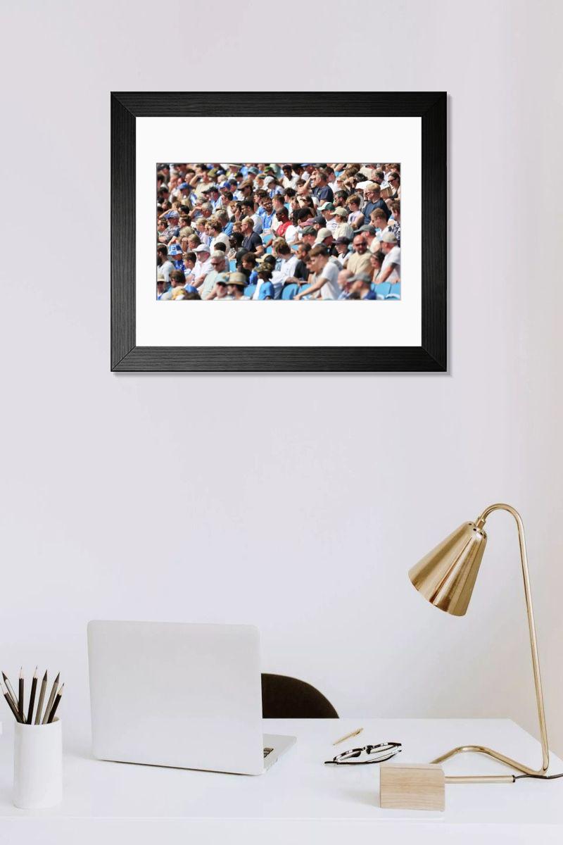 Shown hanging in a room: Modern 14"x12" (36x31cm)