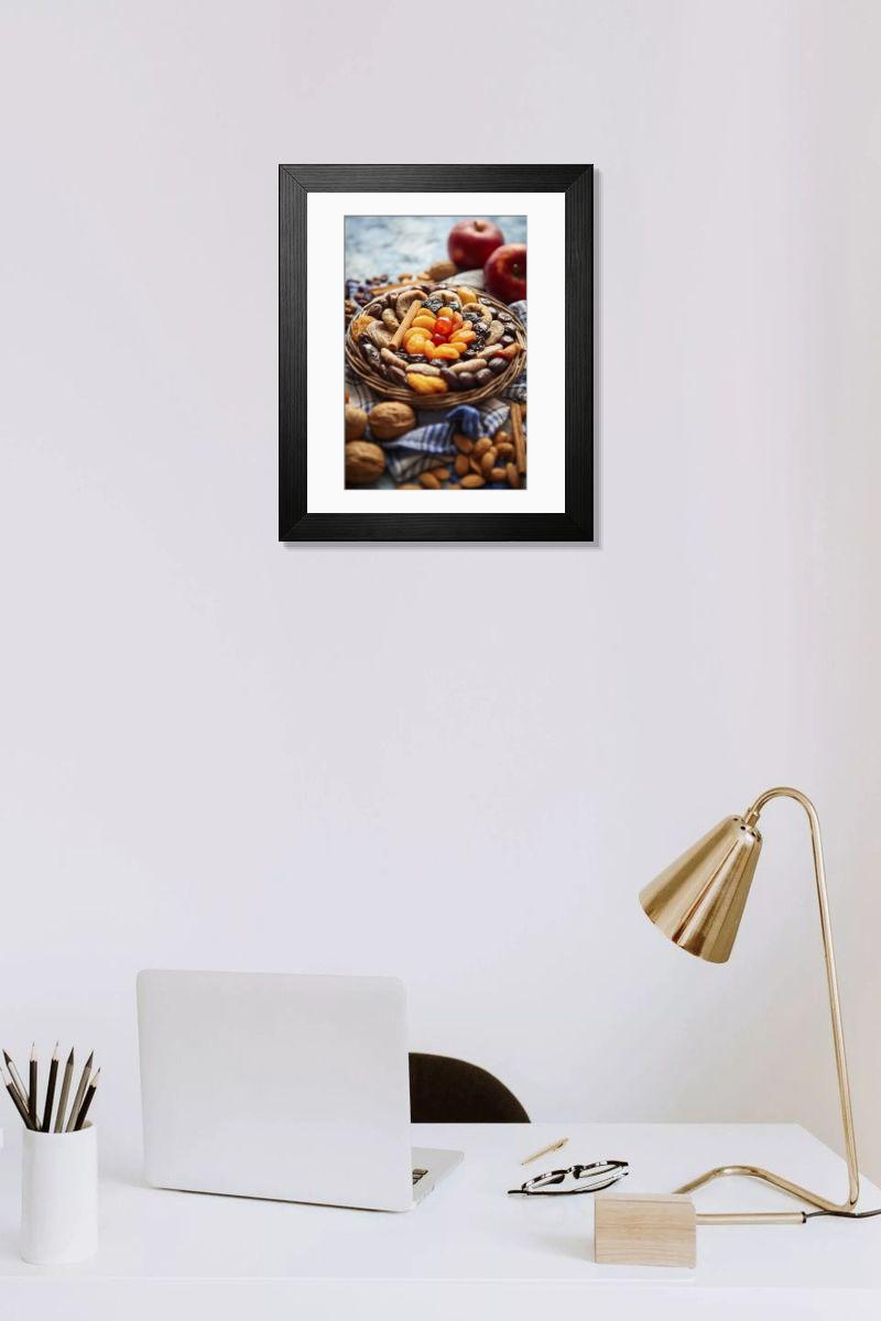 Shown hanging in a room: Modern 14"x12" (36x31cm)