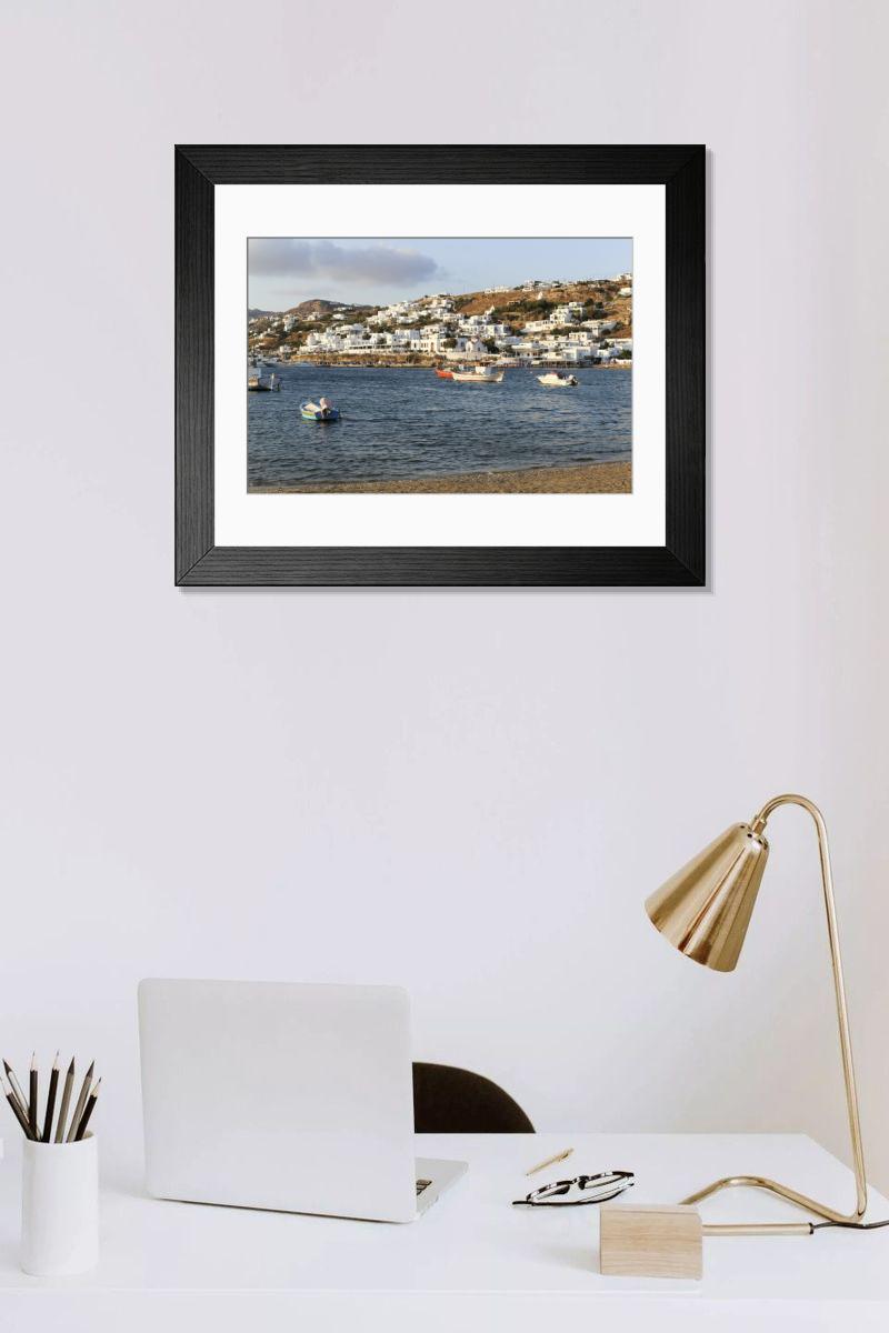 Shown hanging in a room: Modern 14"x12" (36x31cm)