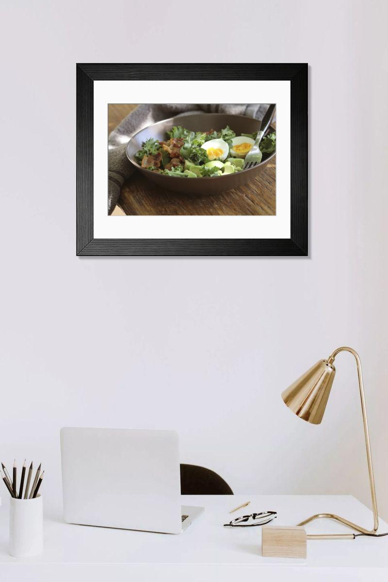 Shown hanging in a room: Modern 14"x12" (36x31cm)