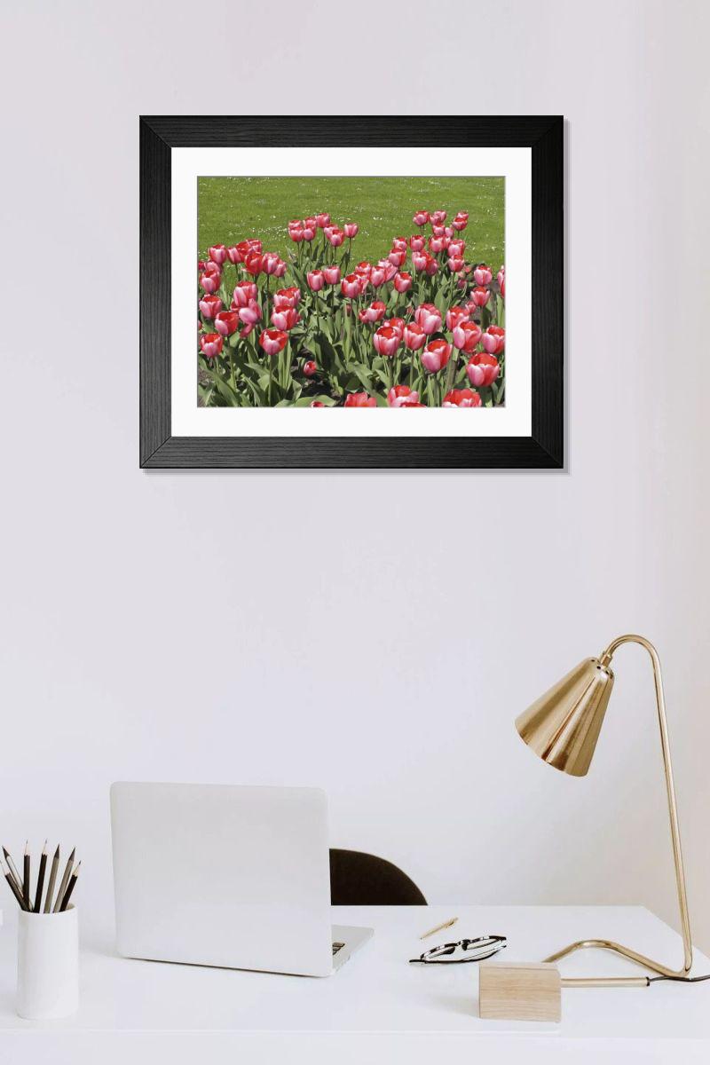 Shown hanging in a room: Modern 14"x12" (36x31cm)