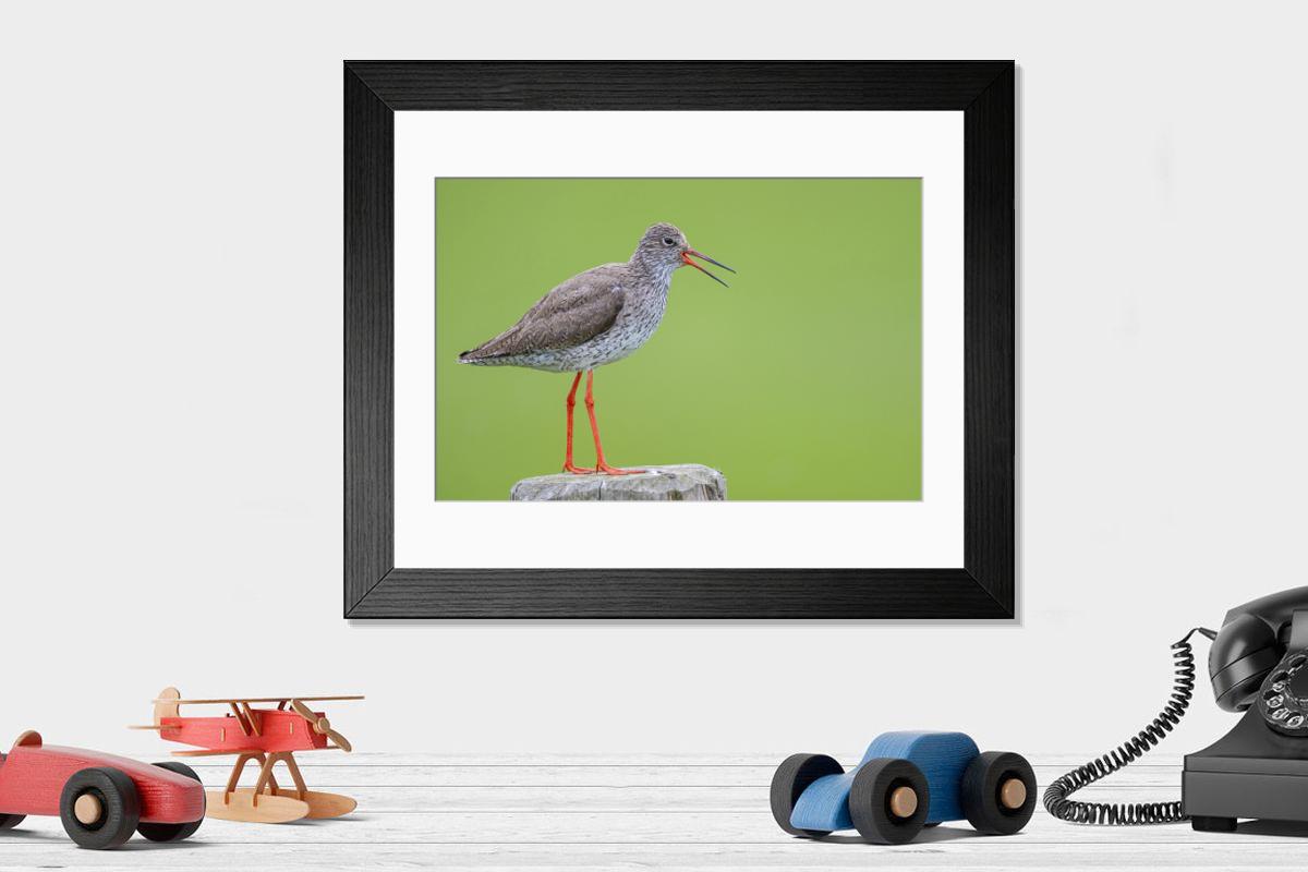 Shown hanging in a room: Modern 14"x12" (36x31cm)