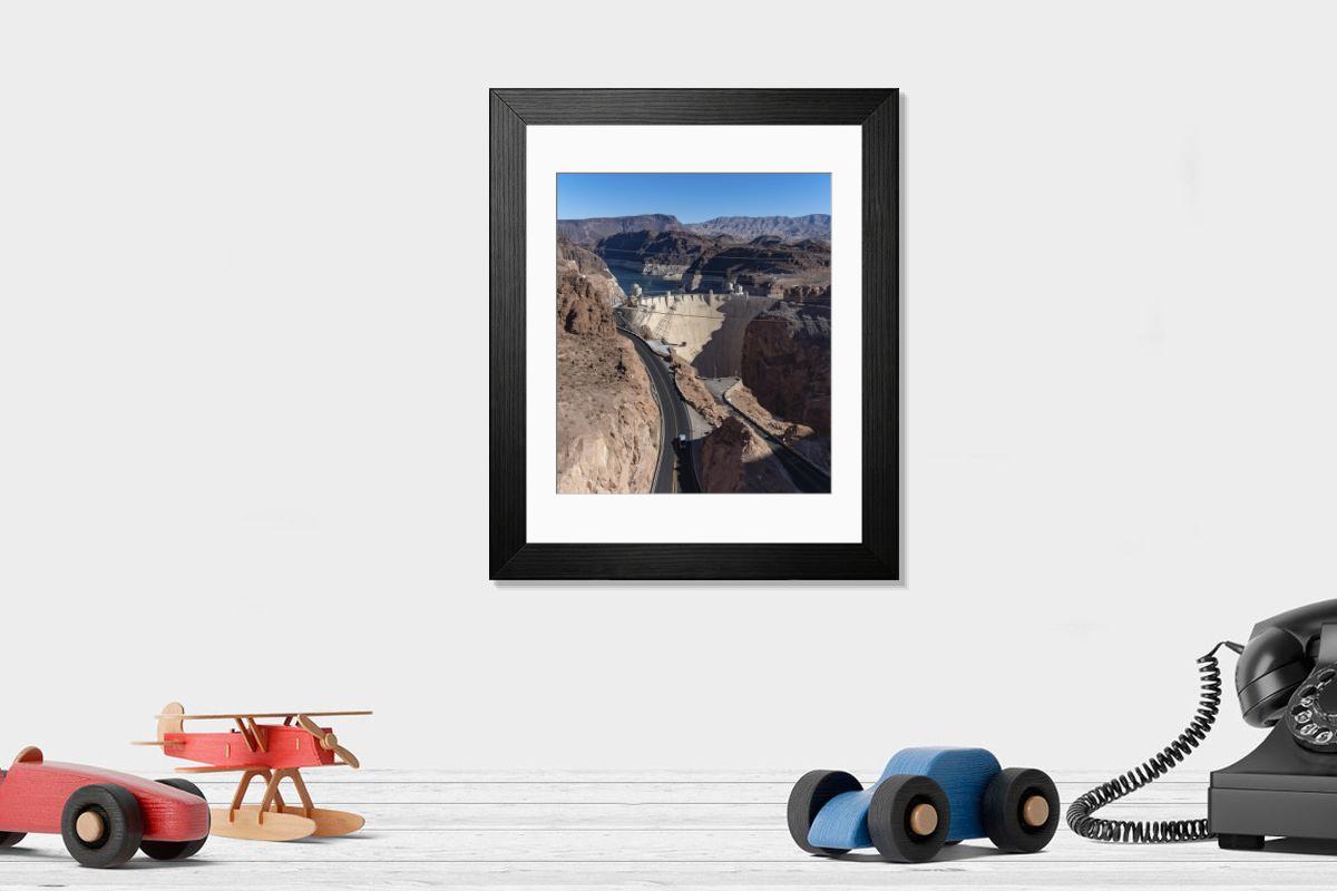 Shown hanging in a room: Modern 14"x12" (36x31cm)