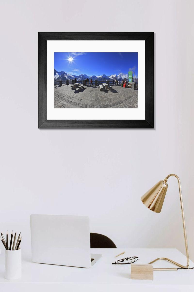 Shown hanging in a room: Modern 14"x12" (36x31cm)
