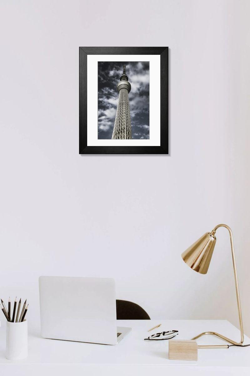 Shown hanging in a room: Modern 14"x12" (36x31cm)