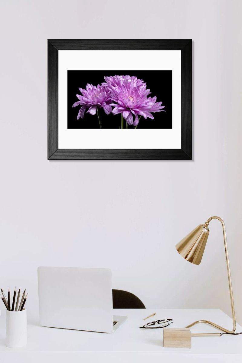 Shown hanging in a room: Modern 14"x12" (36x31cm)