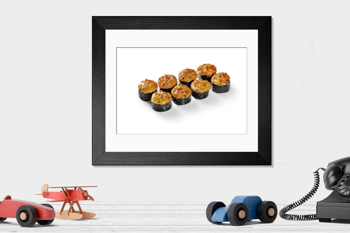 Shown hanging in a room: Modern 14"x12" (36x31cm)