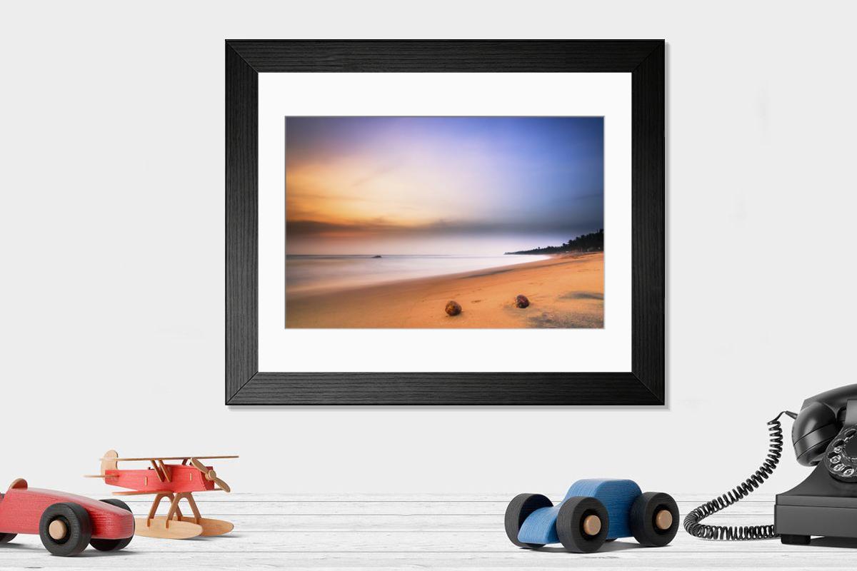 Shown hanging in a room: Modern 14"x12" (36x31cm)