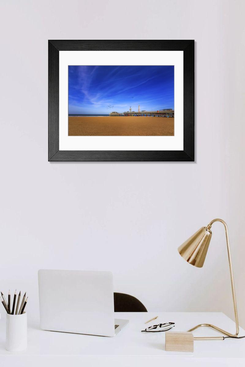 Shown hanging in a room: Modern 14"x12" (36x31cm)