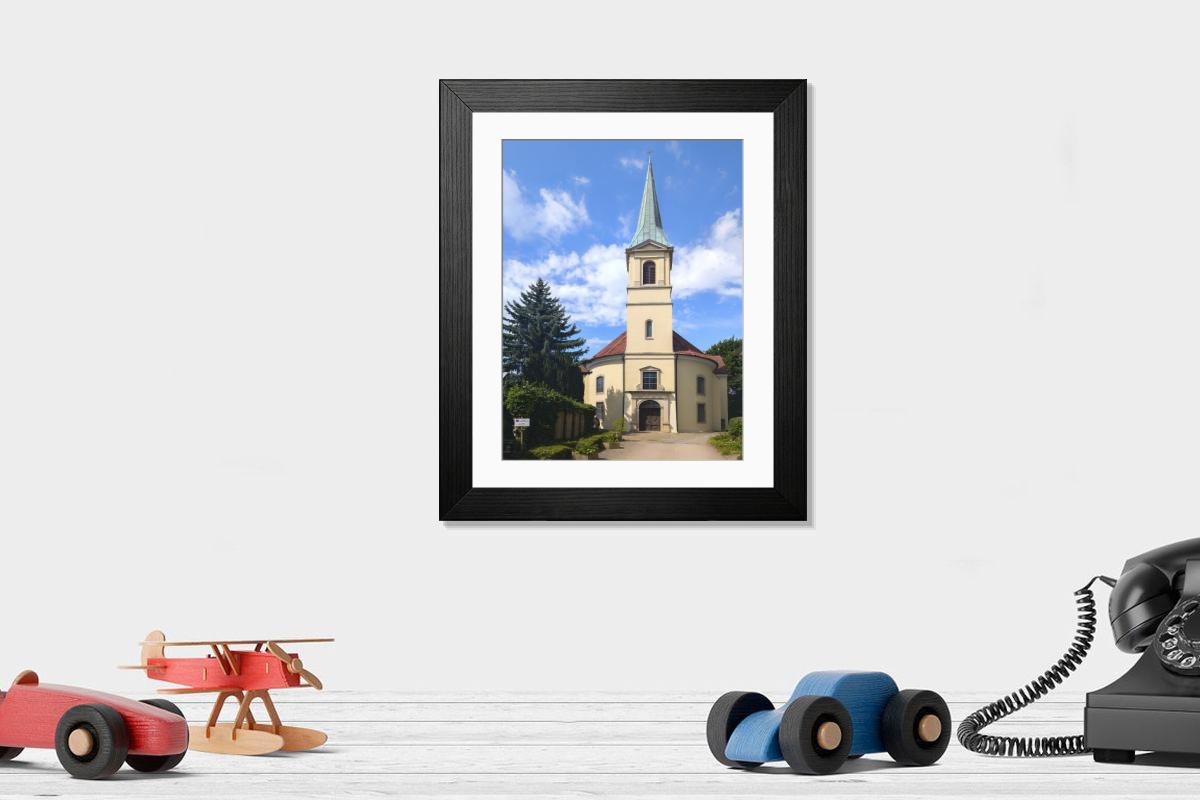 Shown hanging in a room: Modern 14"x12" (36x31cm)