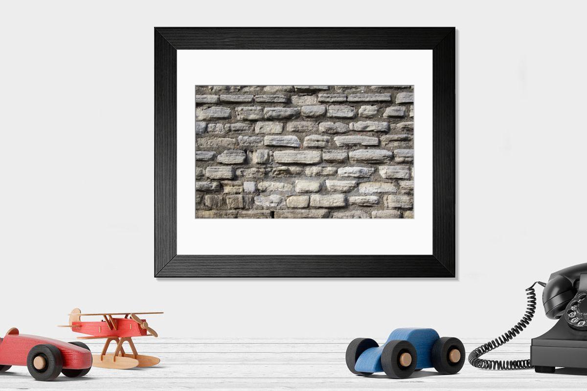 Shown hanging in a room: Modern 14"x12" (36x31cm)