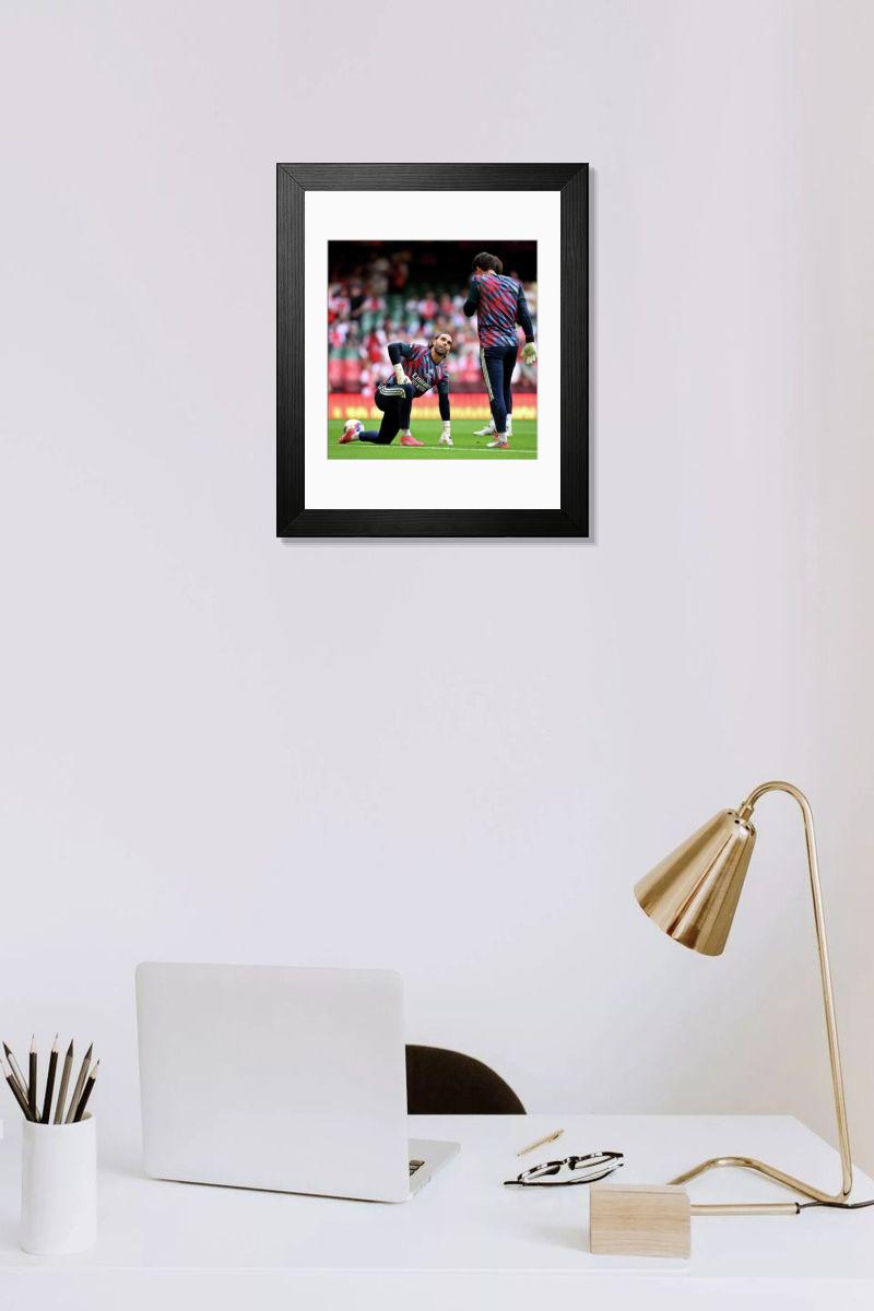 Shown hanging in a room: Modern 14"x12" (36x31cm)