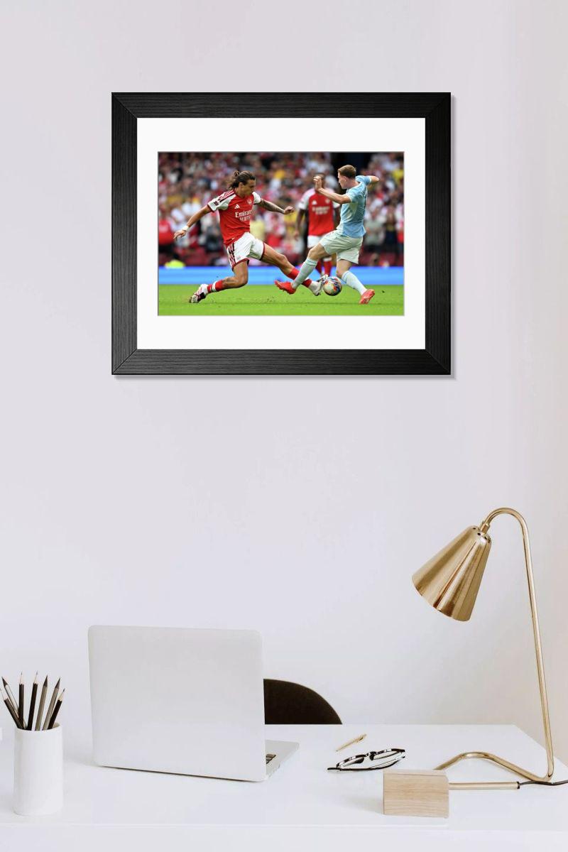 Shown hanging in a room: Modern 14"x12" (36x31cm)