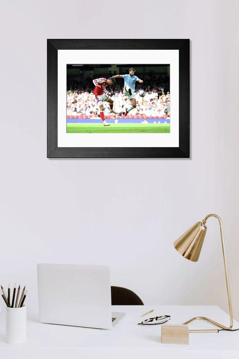 Shown hanging in a room: Modern 14"x12" (36x31cm)