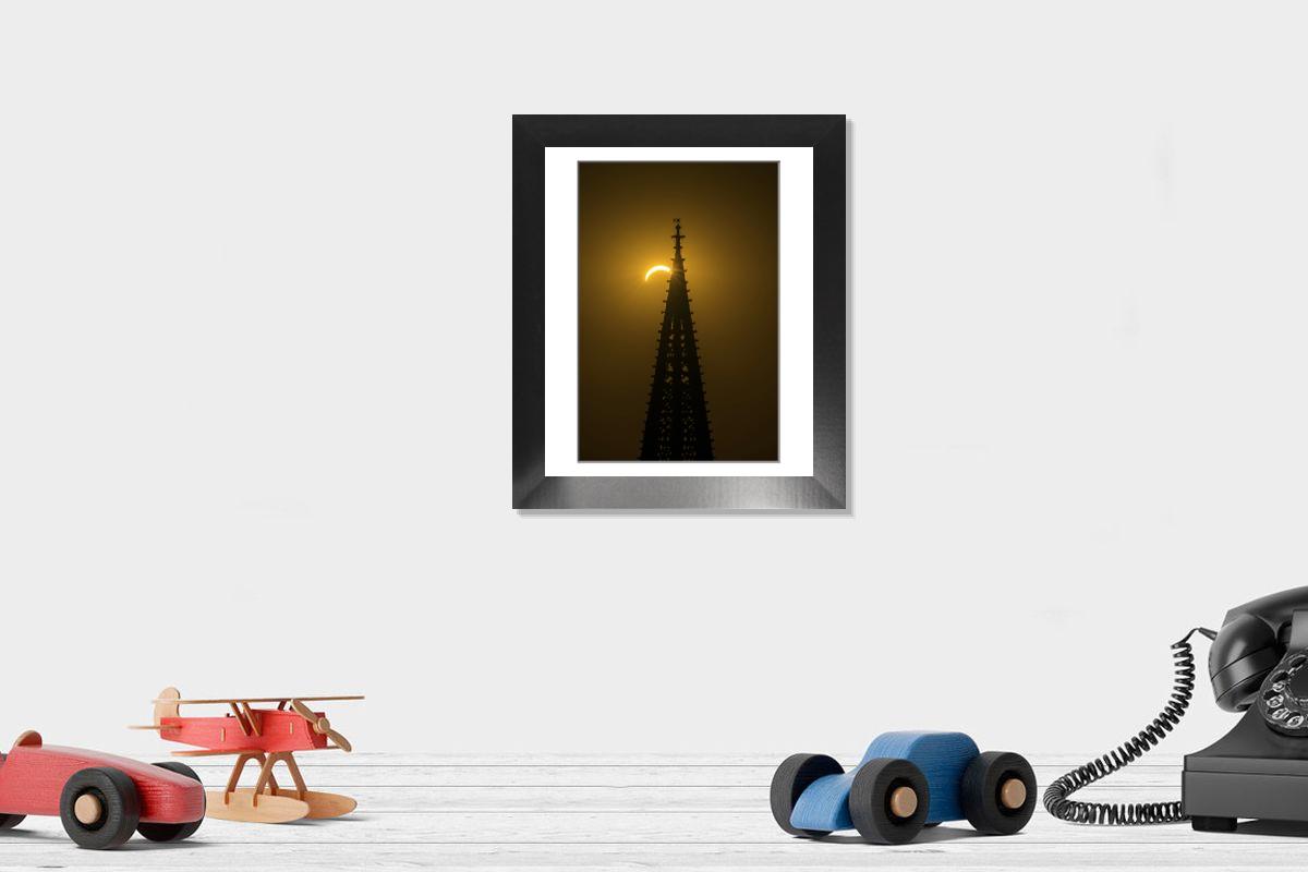 Shown hanging in a room: Modern 12"x10"