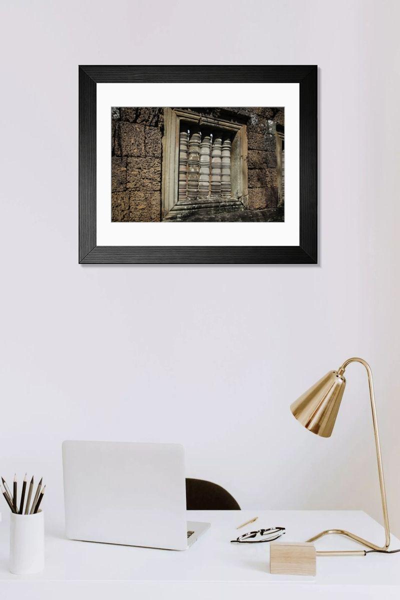 Shown hanging in a room: Modern 14"x12" (36x31cm)