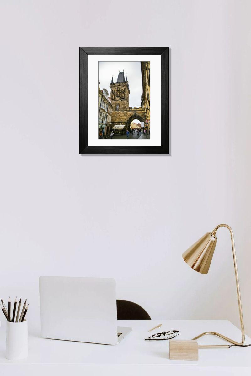 Shown hanging in a room: Modern 14"x12" (36x31cm)