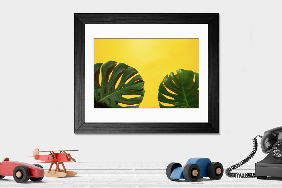 Shown hanging in a room: Modern 14"x12" (36x31cm)