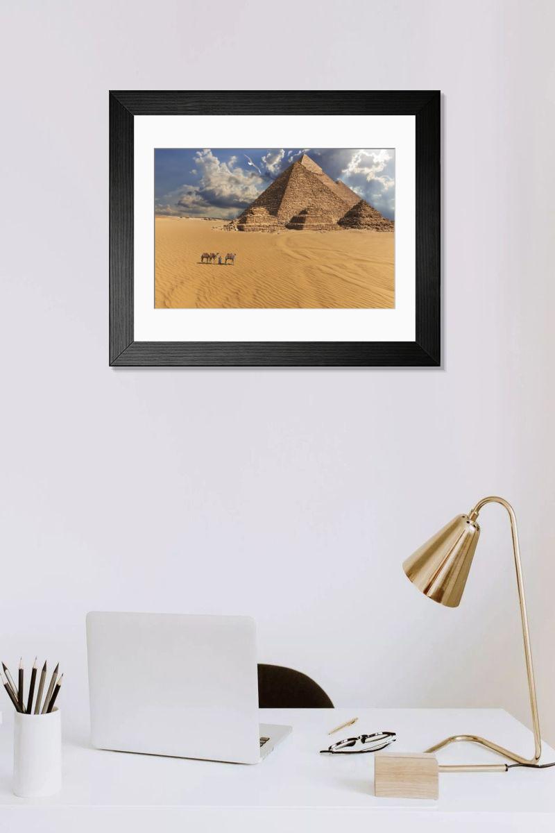 Shown hanging in a room: Modern 14"x12" (36x31cm)