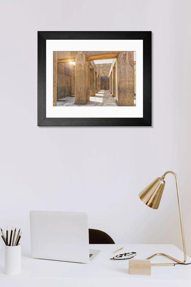 Shown hanging in a room: Modern 14"x12" (36x31cm)