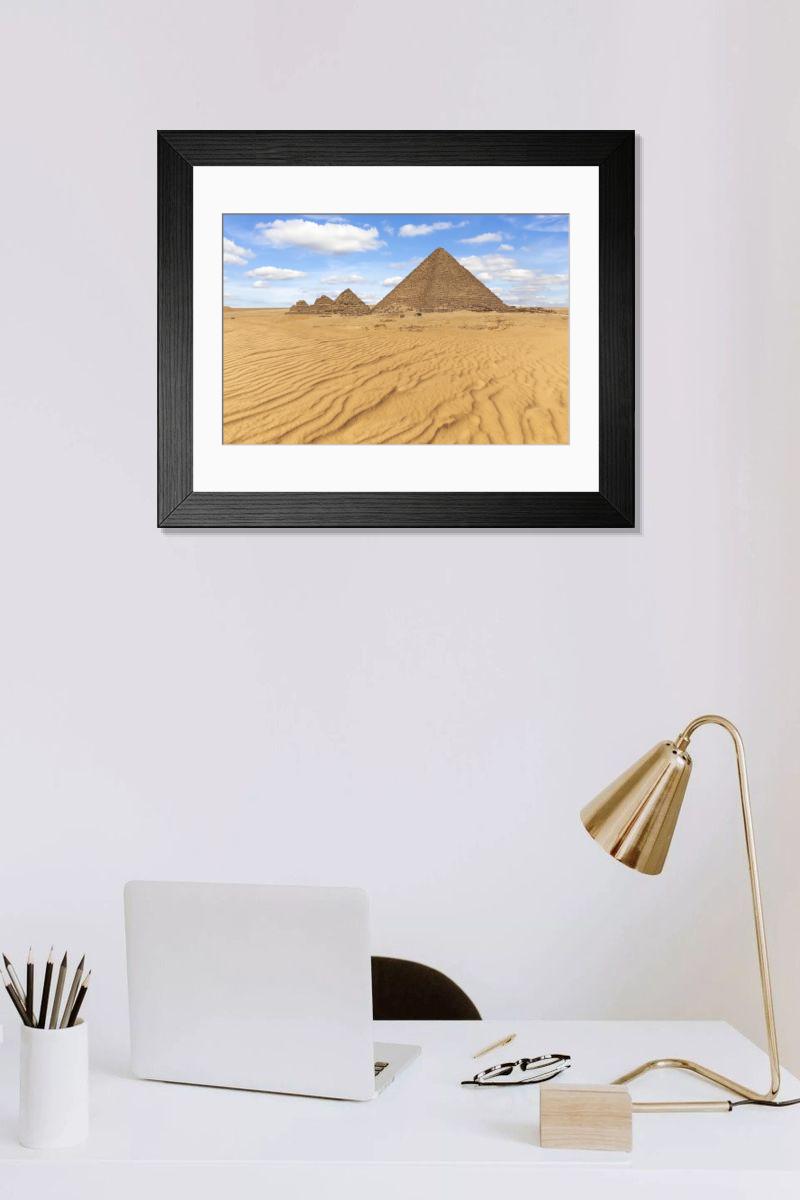 Shown hanging in a room: Modern 14"x12" (36x31cm)