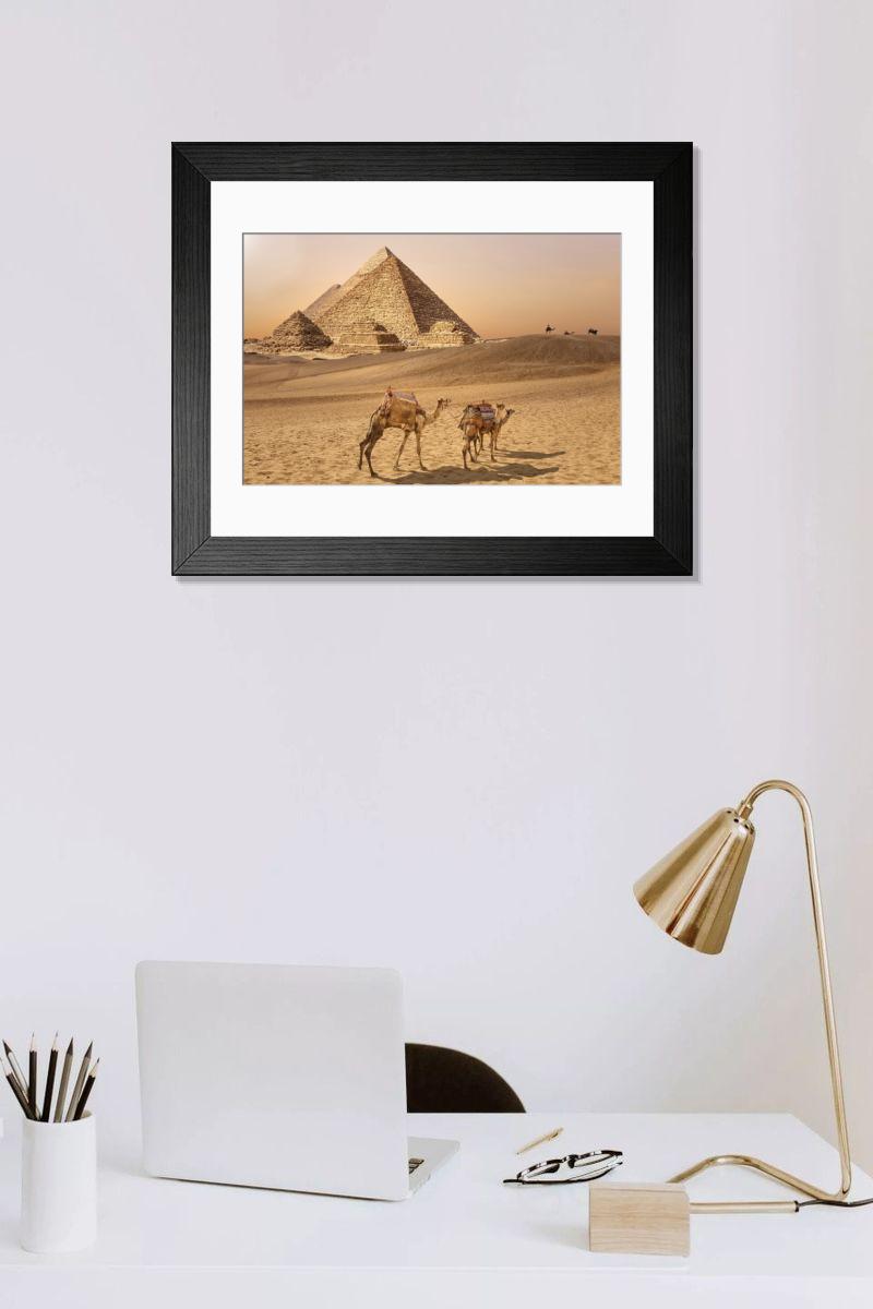 Shown hanging in a room: Modern 14"x12" (36x31cm)