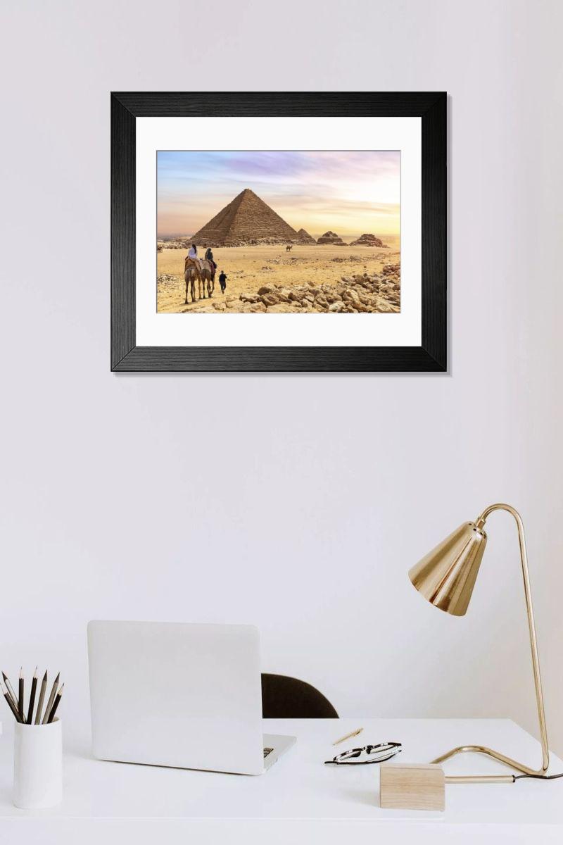 Shown hanging in a room: Modern 14"x12" (36x31cm)