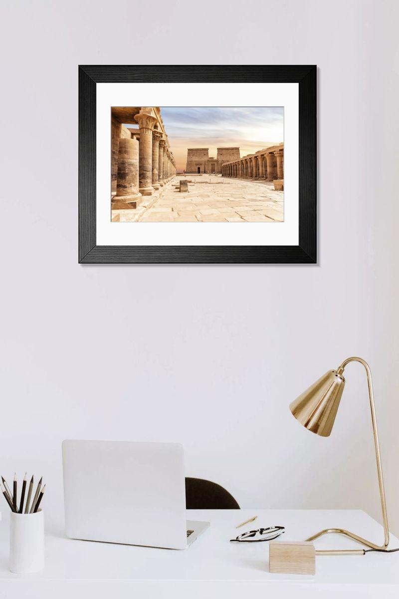 Shown hanging in a room: Modern 14"x12" (36x31cm)