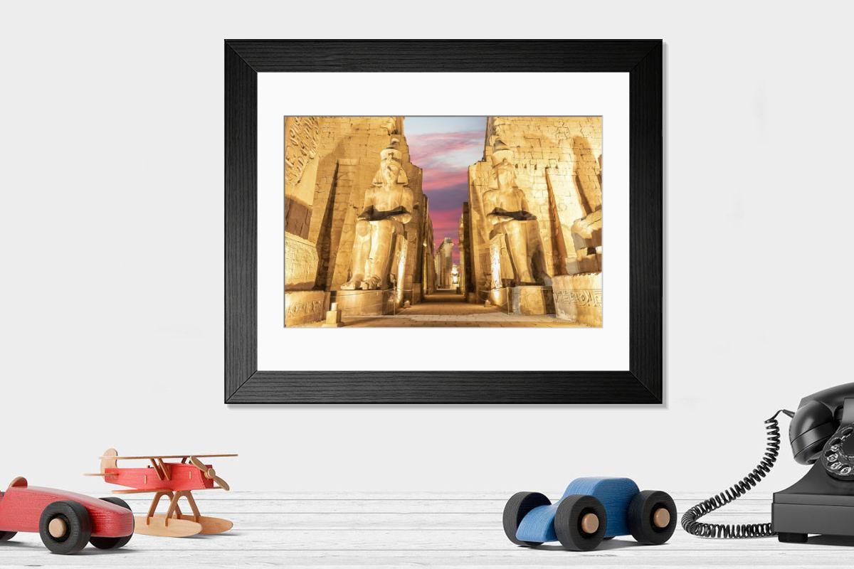 Shown hanging in a room: Modern 14"x12" (36x31cm)