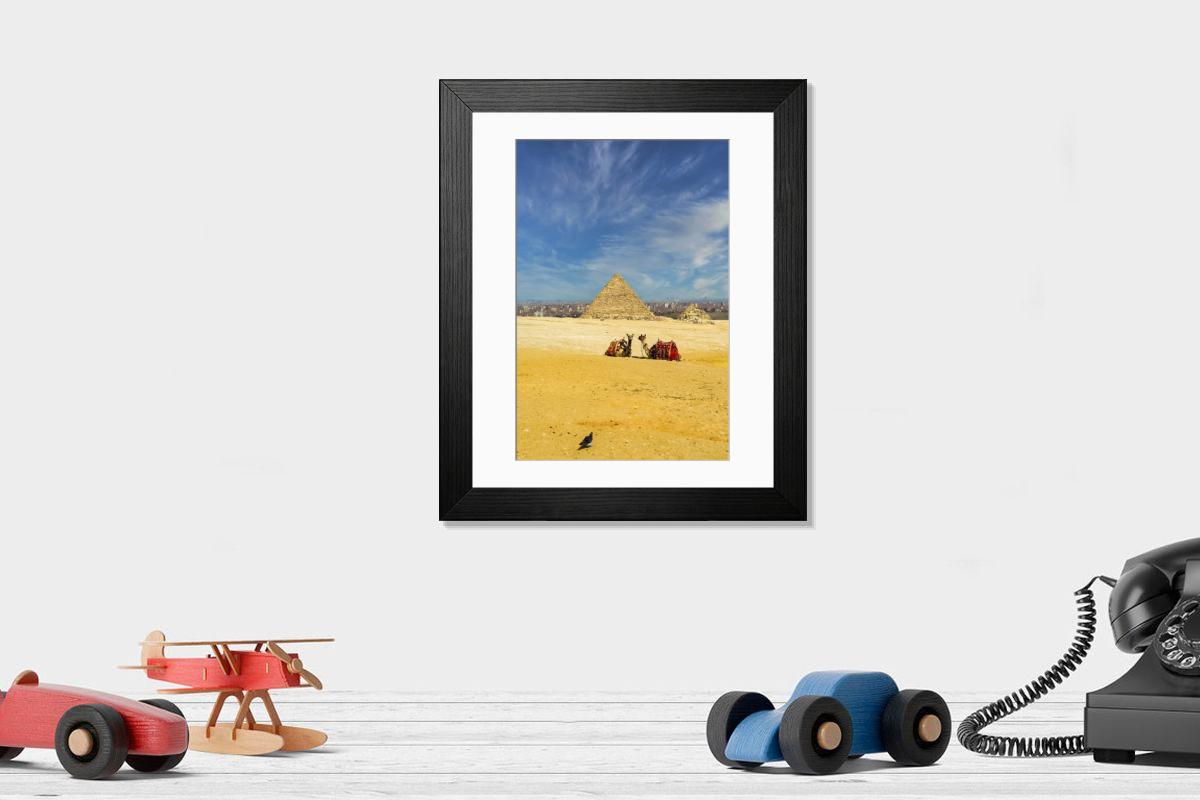 Shown hanging in a room: Modern 14"x12" (36x31cm)