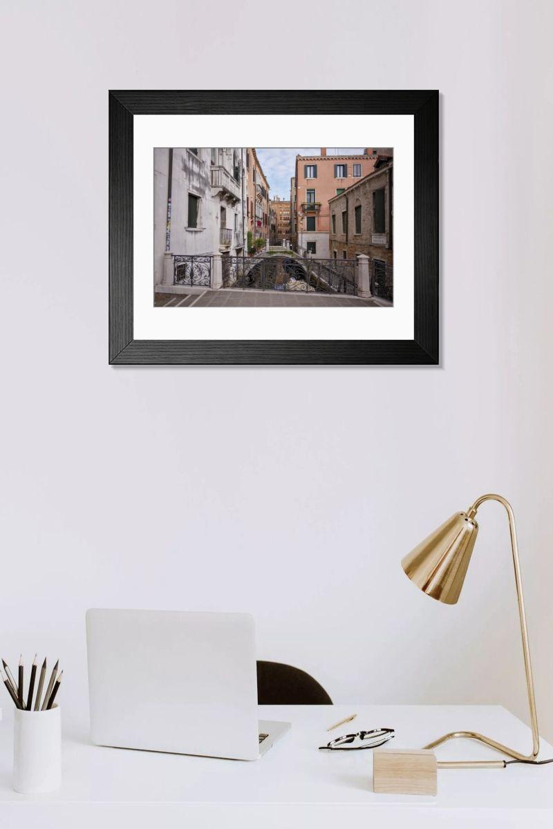 Shown hanging in a room: Modern 14"x12" (36x31cm)
