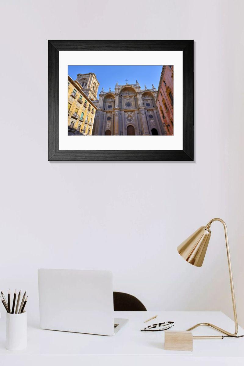 Shown hanging in a room: Modern 14"x12" (36x31cm)
