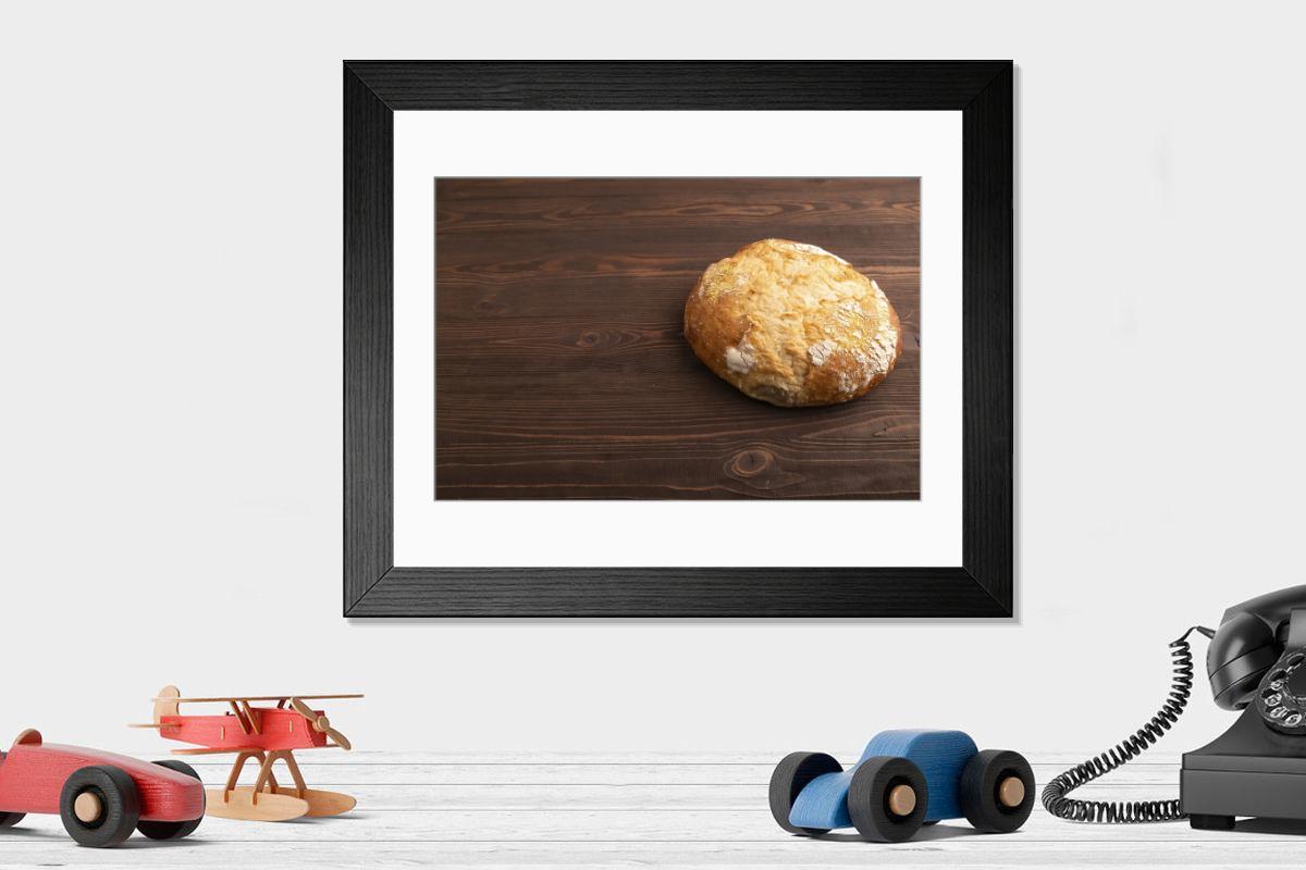Shown hanging in a room: Modern 14"x12" (36x31cm)