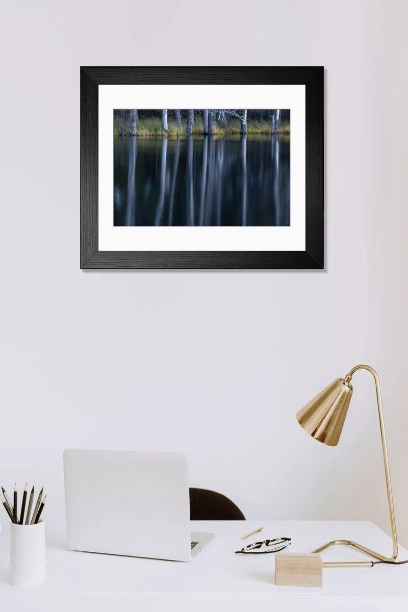 Shown hanging in a room: Modern 14"x12" (36x31cm)