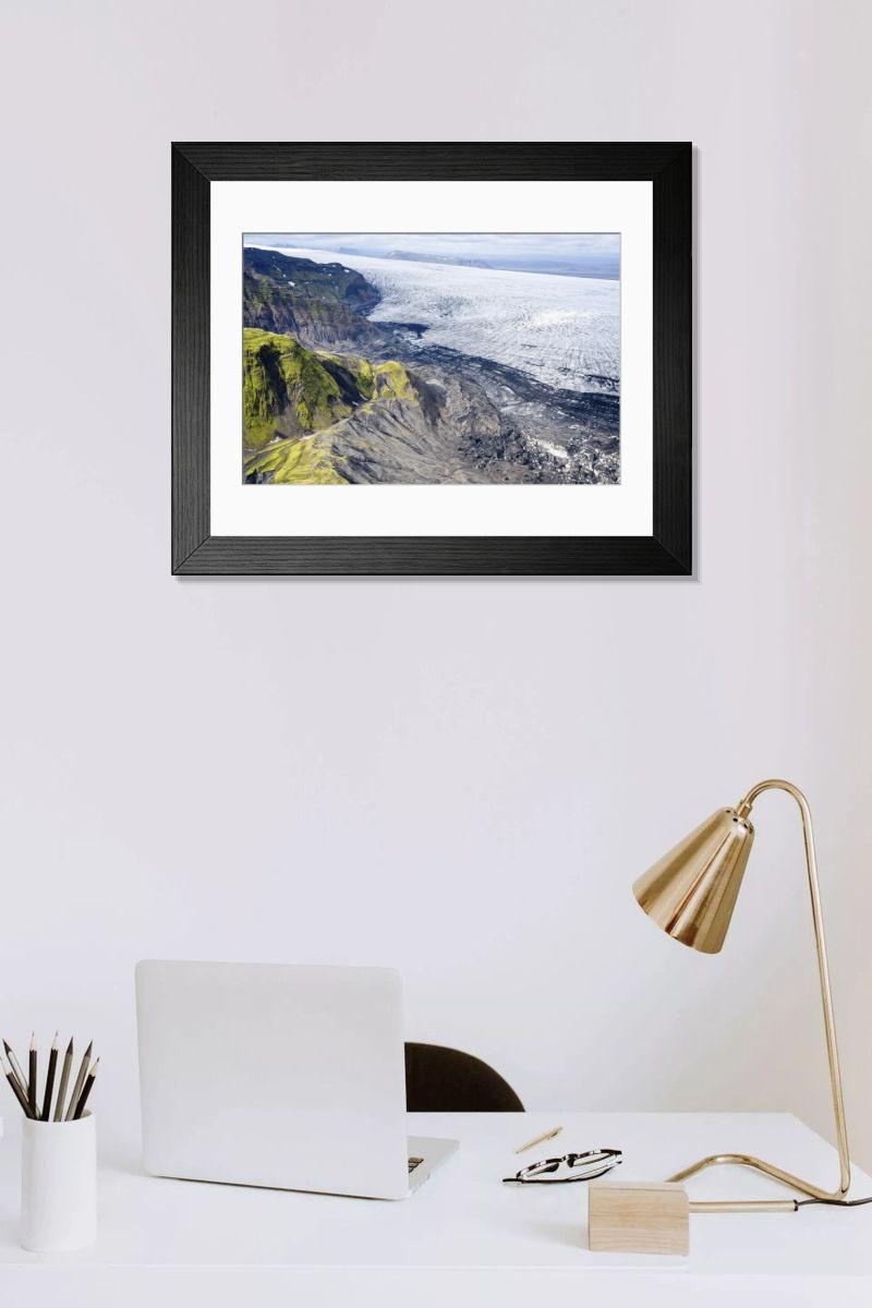 Shown hanging in a room: Modern 14"x12" (36x31cm)