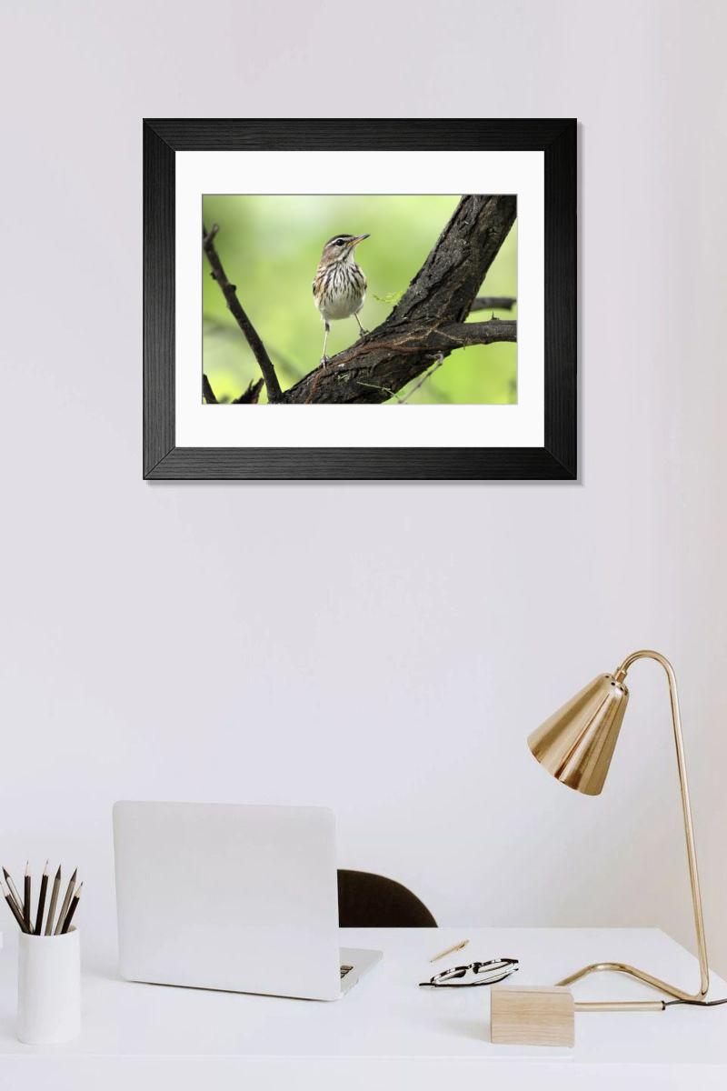 Shown hanging in a room: Modern 14"x12" (36x31cm)