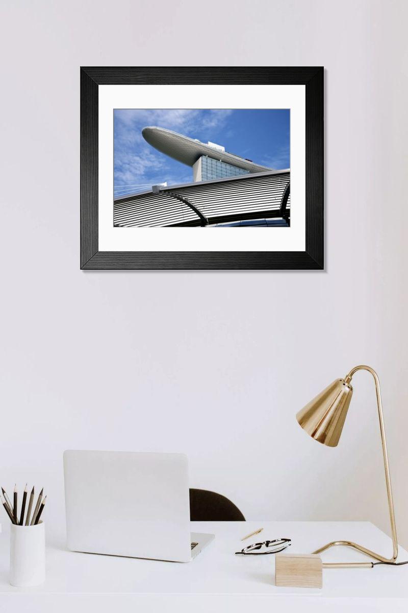 Shown hanging in a room: Modern 14"x12" (36x31cm)