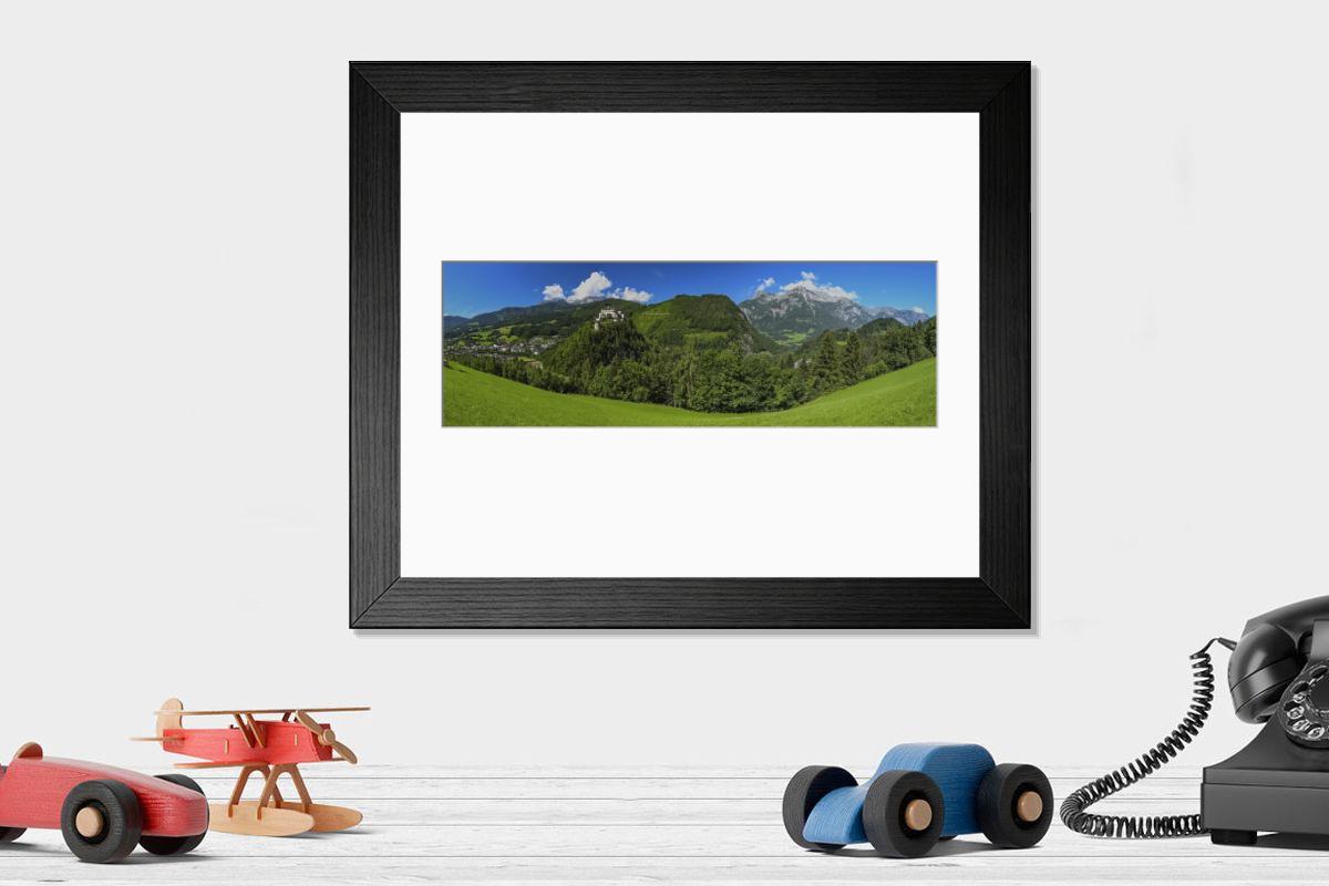 Shown hanging in a room: Modern 14"x12" (36x31cm)