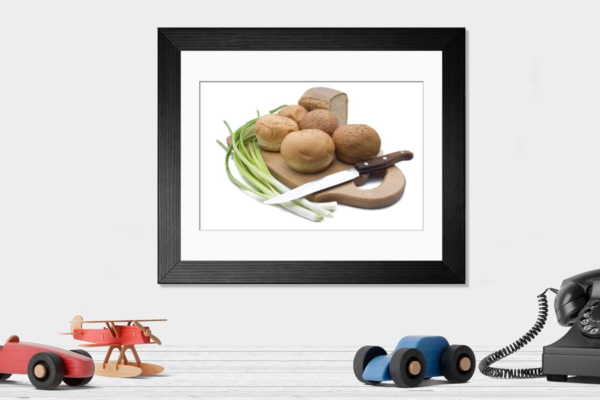 Shown hanging in a room: Modern 14"x12" (36x31cm)