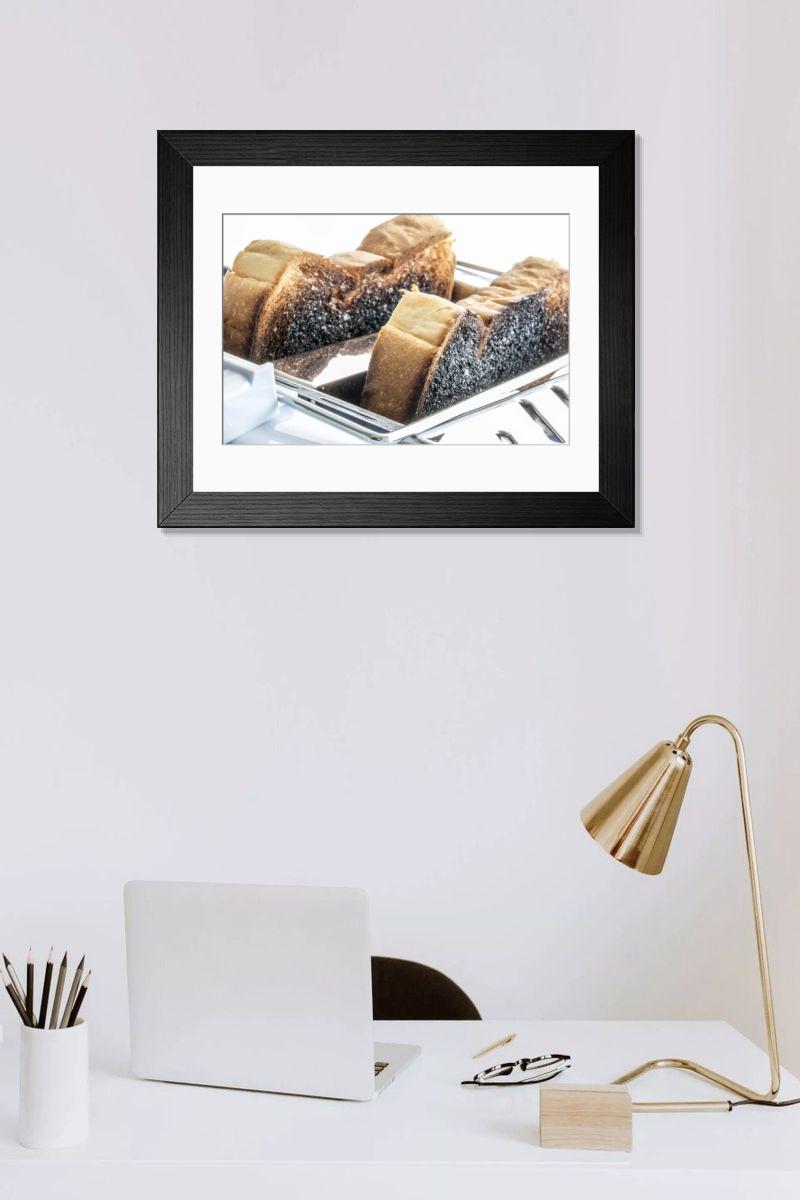 Shown hanging in a room: Modern 14"x12" (36x31cm)