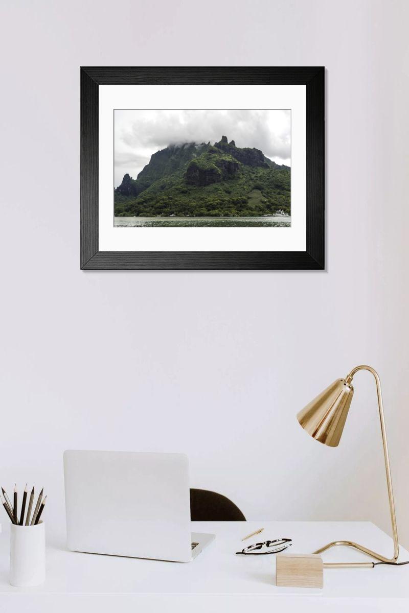 Shown hanging in a room: Modern 14"x12" (36x31cm)