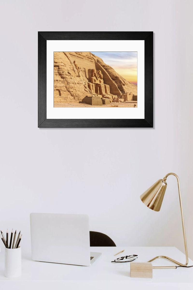 Shown hanging in a room: Modern 14"x12" (36x31cm)