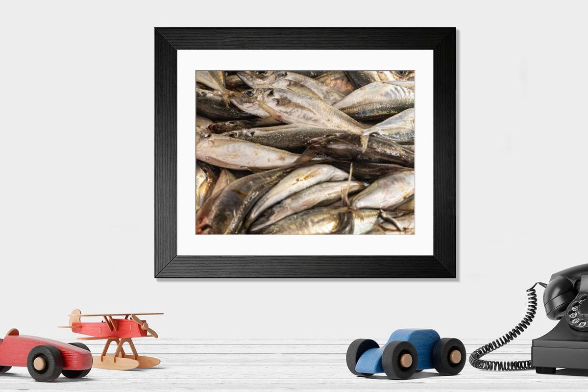 Shown hanging in a room: Modern 14"x12" (36x31cm)