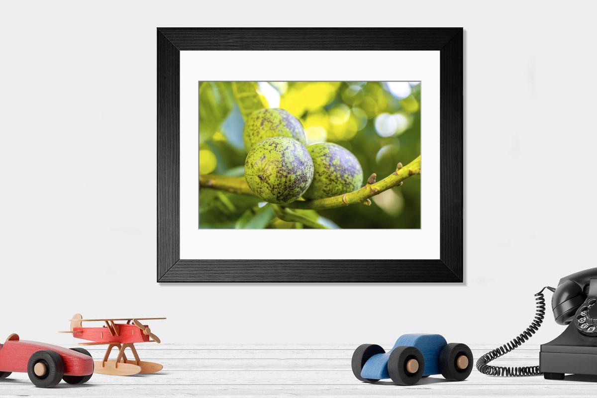 Shown hanging in a room: Modern 14"x12" (36x31cm)